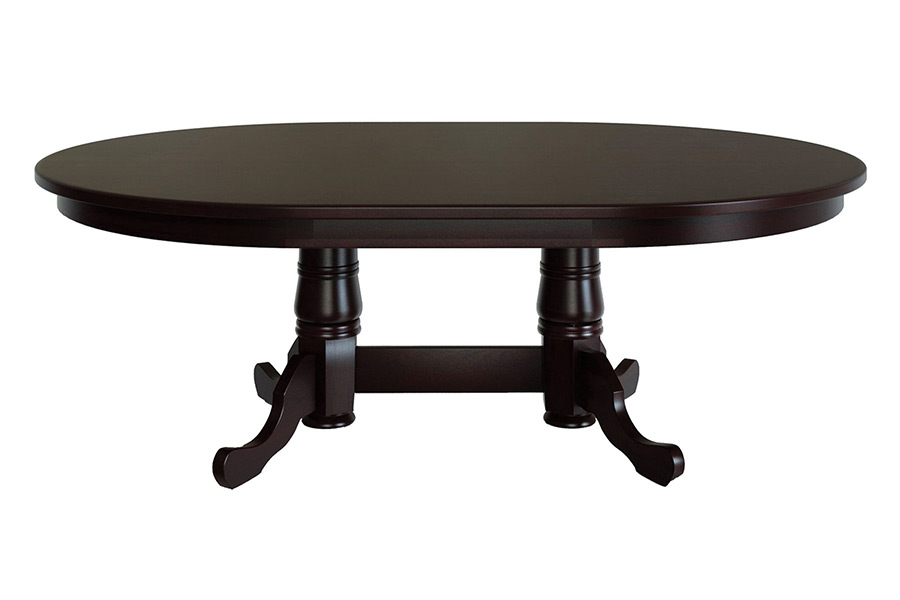 colonial double pedestal dining table